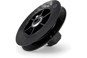 IdeaGenesis - Disco Persiana para Cintas de 20mm | Polea de Persianas para Ejes 40mm | Disco Rodamiento de Persiana | Recambios y repuestos (Cinta 20mm con rodamiento, 140X40)