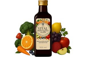 ‎ONHA Vital Mikronährstoffkonzentrat für 50 Tage - Multivitamin Formel mit Vitaminen, Mineralstoffen und sekundären Pflanzenstoffen - Getränkekonzentrat mit über 65 Zutaten