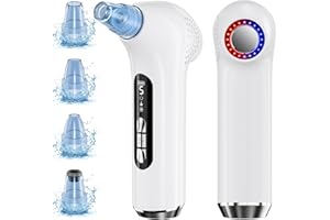 Lrbsule Aspiratore Punti Neri Viso Rimuovi Punti Neri Naso Elettrico Aspira Punti Neri Rimozione Viso Estrattore Pulizia Viso Tramite con Impacco Caldo e Freddo Togli Punti Neri