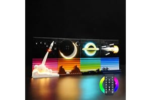 ‎COOLDAC cooldac LED Licht Set Kompatibel mit lego 21340 Ideas Tales of The Space Age, Fernbedienung Licht Set kompatibel mit lego Ideas - Geschichten aus dem Weltraumzeitalter(nur Beleuchtung, Kein Modell)