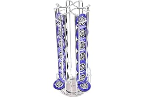 Exzact Portacapsule da caffè, compatibile con Lavazza Mio, non venduto o creato da Lavazza, supporti per cialde da caffè rotanti (capacità massima 28 pezzi)