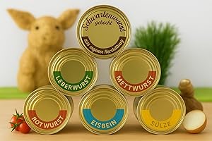 FLEISCHEREI WEBER GMBH Original Eichsfelder Wurstspezialitäten I 6 x Wurstkonserven in Dose I Probierpaket I Eisbein I Rotwurst I Mettwurst I Sülze I Schwartenwurst I Leberwurst I Fleischerei Weber I Eigene Herstellung