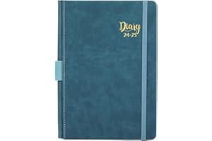 ARTFAN Academic Diary 2024-2025 - Academic Diary 2024-2025 Day to Page from Jul. 2024 to Jun.2025, 2024-2025 Diary with Inner Pocket,14.8cm×21.4cm