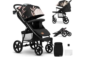 LIONELO Annet Silla de Pase Para niños hasta 22 kg 0-48M ajuste del respaldo hasta posición horizontal Capucha XXL Plegable fácil con ventana Mosquitera (Lovin)