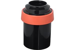 Entwicklungstank der Marke Jobo Uni Tank, Entwicklungstank mit Einer Spirale, geeignet für 1 KB- oder 120er-Film, Hartplastik, für Fotografen, Filmentwicklung, Hardcase, schwarz/orange