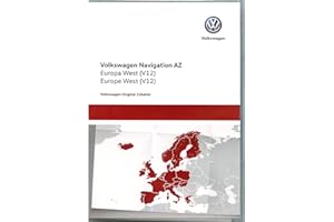 Volkswagen 3AA051866BE Original VW SD Card Navigation V12 Europe West RNS 315 Navigation System Sat Nav Software Update Only for Platform AZ