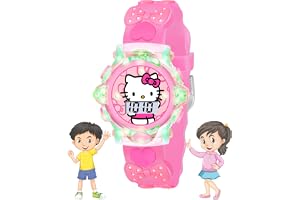Shocknshop Digital 3D Pattern Flashing Light Music Kids Unisex Watch for Boys & Girls Perfect for 5-12 Years -WCH331