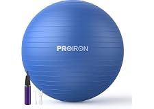 PROIRON Yoga Ball Anti-Burst Exercise Ball Chair with Quick Pump Slip Resistant Gym Ball Supports 500KG Balance Ball for Pila