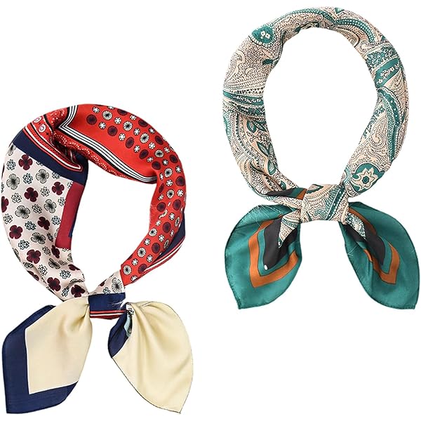 Foulard Quadrato Uomo In Seta Similata 53x53cm – Stile Britannico Vintage Con Motivo Paisley – Sciarpa Unisex Multicolore - 4