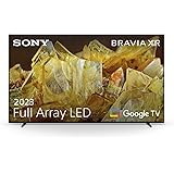 Sony BRAVIA XR, XR-75X90L, Full Array LED, 4K HDR, Google TV, ECO PACK, BRAVIA CORE, Ottimo per PlayStation 5, Aluminium Seam