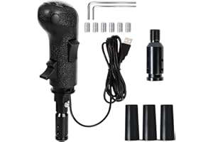 MAEYSIPH American Truck Simulator Shifter USB Shift Knob for ATS ETS2 PC Accessories Compatible with Logitech G29 G920 G923 G25 G27 Thrustmaster TH8A Fanatec SQ Moza PXN A7