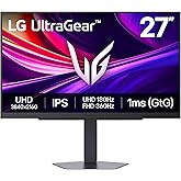 LG 27G810A-B 27 in&ccedil; Ultragear 4K UHD (3840 x 2160) IPS Oyun Monit&ouml;r&uuml;, &Ccedil;ift Modlu UHD 180Hz veya FHD 360Hz, 1ms, NVIDIA G-Sync