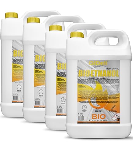 20 Liter (4 X 5L) Bioethanol 100% In Geprüfter Premium Qualität Für