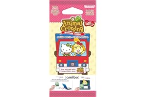 NINTENDO Francja SARL Animal Crossing: Nowy liść - Pakiet powitalny Sanrio - Amiibo 6 kart (Multi), czarny, 2003266