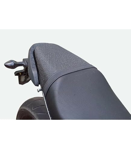 Housse De Siège Passager Moto Antidérapante - Compatible Triumph Speed Triple 1997-2000 - Installation Facile
