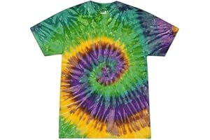 Colortone Camiseta Batik Unisex 'Swirl' | Camiseta Hippie Hombre Camiseta Hippie Mujer S - 5XL con Diferentes Estampados | Ropa Flower Power Mujer y Hombre de algodón | Diseño Batik teñido a Mano