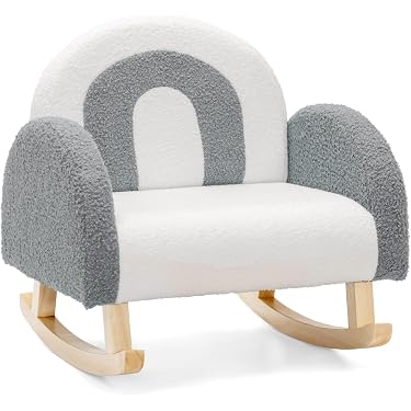 Poltrona Per Bambini Stile Scandinavo Con Braccioli A Nuvola - Poltroncina Morbida Per Bimbi Fino A 3 Anni
