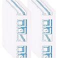 SAVITA 24pcs Window Fly Trap Sticker for Indoors Sticky Glue Traps Fly Paper Sticky Strips Clear for Outdoors Indoors Home School for Restaurant Canteen
