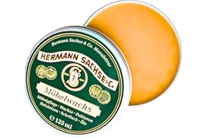 HERMANN SACHSE Cera per la cura dei mobili in legno, incolore, anticata, 125 ml