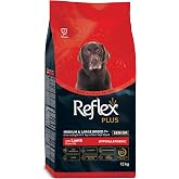 Reflex Plus Orta ve B&uuml;y&uuml;k Irklar i&ccedil;in 7+ Yaş &Uuml;zeri Kuzu Etli Yaşlı K&ouml;pek Maması 12 kg