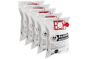 ORNACH® Henry Hoover Bags | HepaFlo Vacuum Cleaner Dust Bags | Compatible with Numatic Henry, Hetty, James, Harry, Basil | 5 Pack