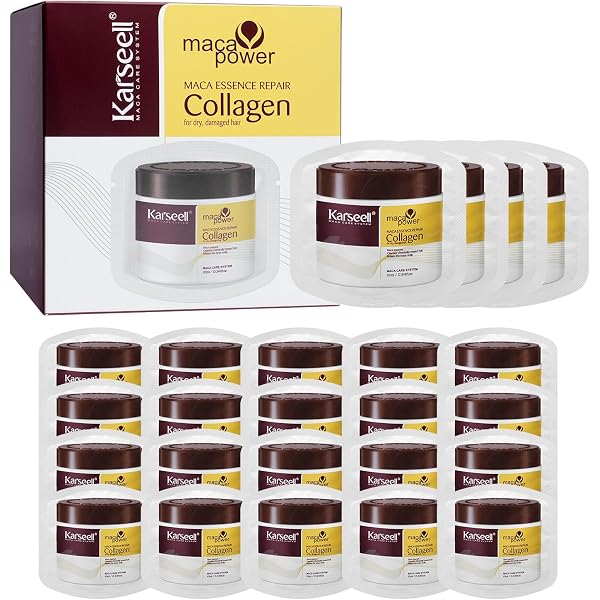 Collagen Haarmaske Mit Arganöl – Intensive Feuchtigkeit, 2 X 100g, Für Trockenes & Geschädigtes Haar