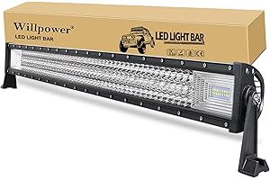Willpower 540W LED Arbeitsscheinwerfer Bar, 42'' 105CM LED Zusatzscheinwerfer für Offroad Auto Scheinwerfer Traktor 4x4 SUV ATV