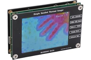 CUIFATI Termocamera, Termocamera Digitale Portatile con Schermo LCD da 2,8 Pollici, da -40°C a +300°C, Ricarica USB C, Connessione di Supporto con Computer, Telefono Cellulare