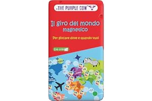 THE PURPLE COW Purple Cow - Le Tour du Monde magnétique Jeu, 7290016026993.
