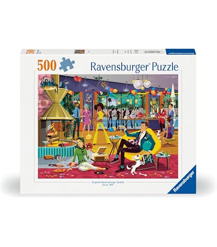 Ravensburger Puzzle 500 Pezzi Easy To See - Giardino In Città, Dimensioni 70x50cm, Pezzi Grandi E Maneggevoli - 4