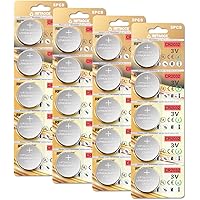 20 Stück CR2032 3V Batterien CR 2032 Knopfzelle (Lithium Knopfzellen - 3 Volt im 20-er Pack)