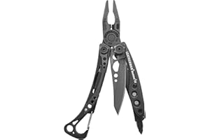 Leatherman Skeletool CX - Multiherramienta 7 en 1 Para Camping y Supervivencia, Acero Inoxidable, Made in USA, Onyx
