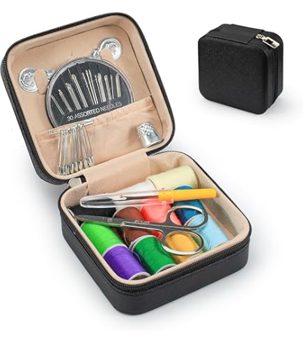 Amaxiu Lot De 2 Mini Kits De Couture De Voyage, Fournitures De Couture Portables 603350