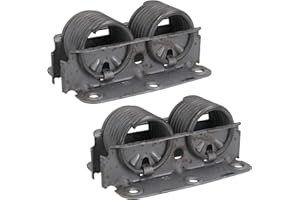 AB Tools Zamienny fotel bujany sprężynowy leżak platforma kołyskowa podwójne sprężyny 2 szt