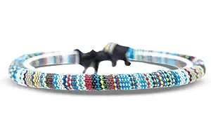 Made by Nami Pulsera Boho Surfer para Mujer y Hombre - Accesorios para Fiestas y de Playa - Hechos a Mano - 100% Resistente al Agua y Ajustable