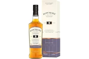 Bowmore 9 ans Islay Single Malt Scotch avec étui, Whisky Ecossais, 40% - 70cl