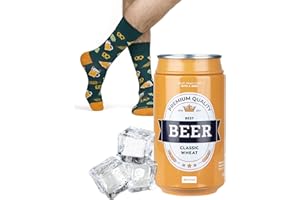 soxo Skarpetki Prezent Dla Mężczyzn Śmieszne Bawełniane Skarpety Piwo W Puszce 40-45 Classic Wheat2 1 Para