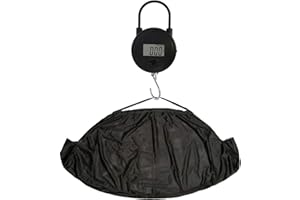 ULTIMATE ANGLING FISHING TACKLE Digital Fishing Scale with LCD Display & Mesh Sling – Portable Electronic Fish Weighing Scale With Hook – Accurate, Lightweight, and Durable for Weighing Catches During Fishing Trips and Tournaments