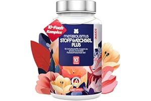 ‎SONNESEE Stoffwechsel 10-fach Komplex Hochdosiert mit L-Carnitin Grünem Tee Cholin wilder indischer Spargel Bittermelone Garcinia Cambogia & Chrom Apfelessig Kapseln in Deutschland produziert