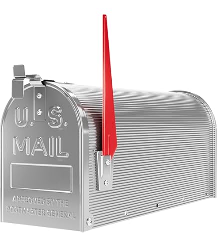 Banjado Amerikanischer Briefkasten – US-Mailbox Mit Motiv „Laubzauberbaum“ In Weiß