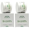 SSCPL Herbals Bashpa Vitamin C Cream Enriched with Vitamin C, Niacinamide Olive Oil & Shea Butter for Dark Spot Correcting, Brightening, Moisturizing Lightweight, Paraben & Sulfate Free - 50g x 2 Pcs