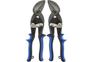 AB TOOLS-TOOLZONE 2pc completamente sfalsati Aviation 10" (254mm) Tin Snips lame coltelli cesoie Grip TE882