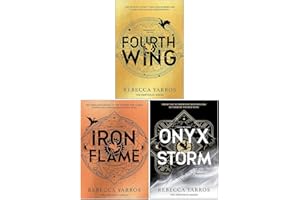 The Empyrean Series Collection 3 Books Set By Rebecca Yarros (Fourth Wing, Iron Flame & Onyx Storm)