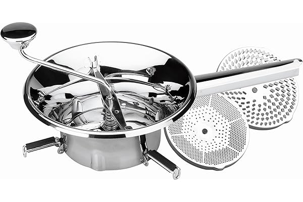 Lacor 60048 Presse Purée en Inox 3 Disques Diamètre: 18 cm