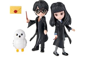 Wizarding World, Magical Minis Harry Potter and Cho Chang Friendship Set with Collectible Toy Figures and Creature, Kids Toys for Ages 5 and up