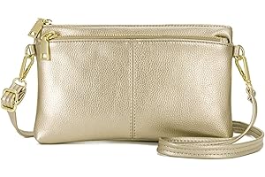 ZOUIQSS Echtes Leder Umhängetaschen für Damen,Klein Crossbody Bag Frauen Handtasche Multi Tasche Crossbody Moderne Taschen