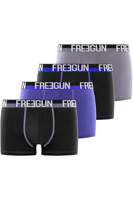 Boxer Corti Freegun Per Bambini E Ragazzi - Pacco Da 4, Design Looney Tunes