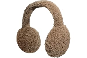 SEDEX Ear Muffs Women, Winter Warm Foldable Ear Warmer Earmuffs Fuzzy Faux Fur Outdoor Earflap Cold Weather Ear Warmer