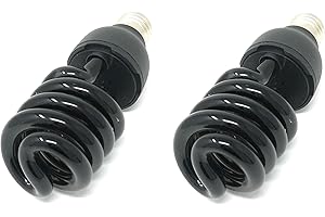 TEMPO DI SALDI 2 X Lampadina A Spirale Uv Luce Nera Da 28W Per Discoteca Feste Effetto Fluo