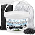 Charbon Noix De Coco Filtration HYDROPLANETE Charbon Actif Vendu En Sachet De 1kg 2kg / Seau Filtration Air COV